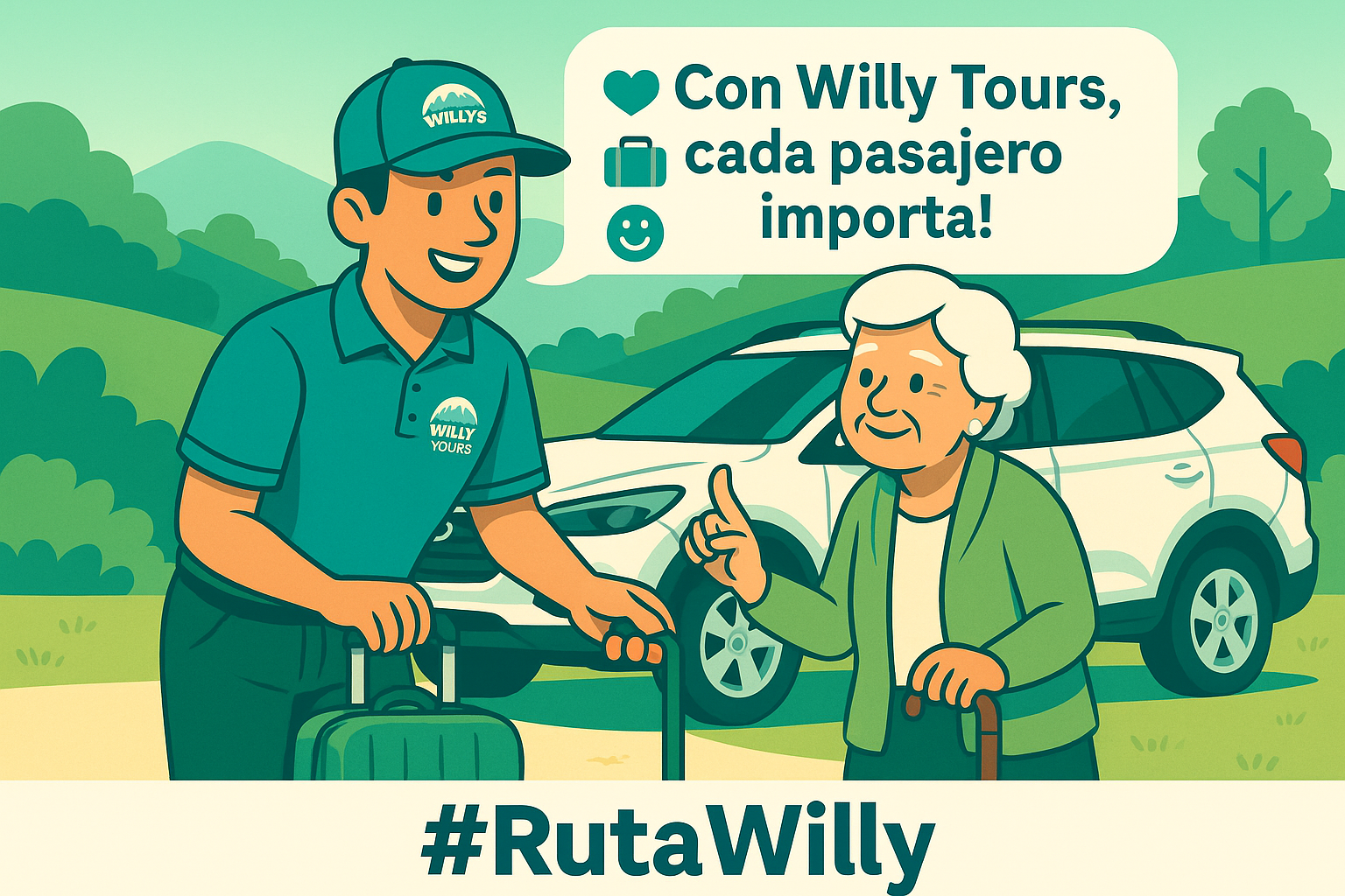 Willy Tours, un servicio de transporte confiable y con buena energía